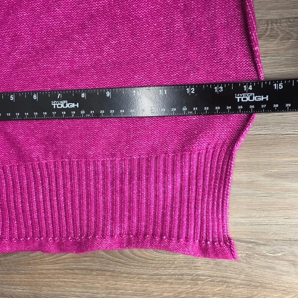 Renuar Womens Magenta Pink Ribbed‎ Knit Oversized Long Scarf OS